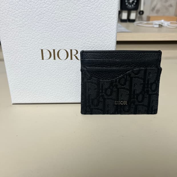 디올 오블리크 카드지갑