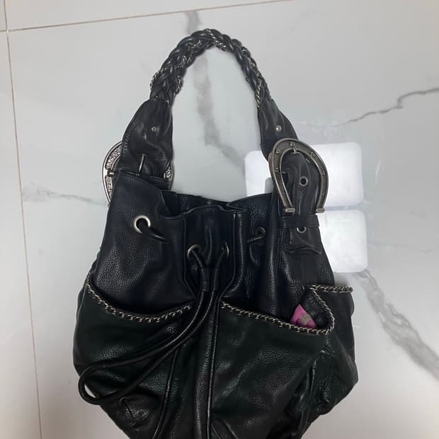 Y2K 갸루 빈티지 가방 홀스빗 웨스턴 버클 숄더백