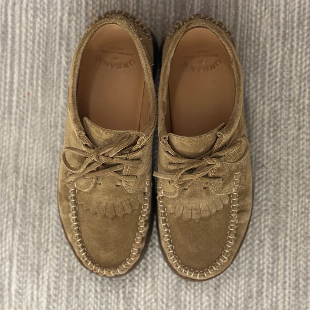 얼바닉30 러스틱 모카신 스웨이드 카멜 235