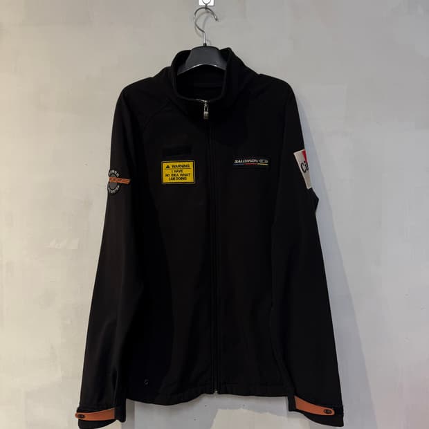 살로몬 블랙 집업