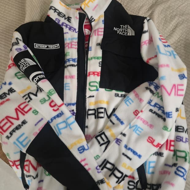 슈프림X노스페이스 플리스 XL