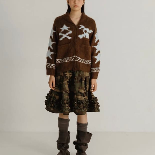 플리즈프로젝트 카모스커트 