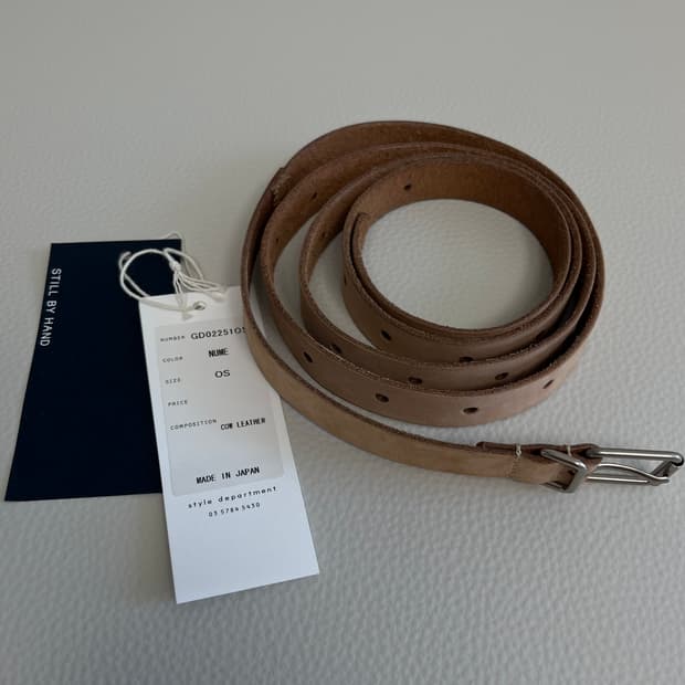 스틸바이핸드 18mm leather belt