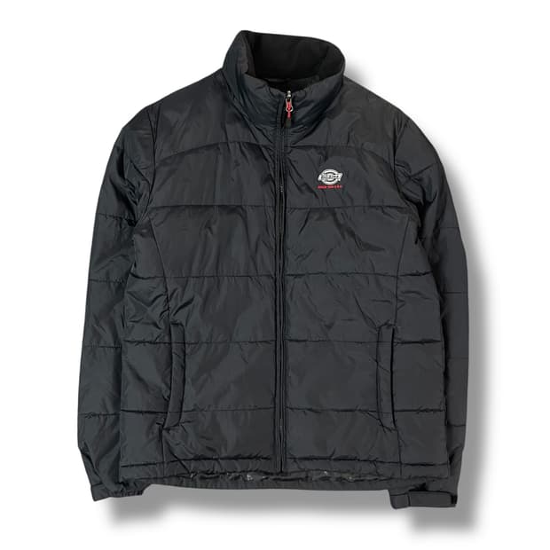 디키즈 베이직 USA 레드 로고 경량 패딩 M