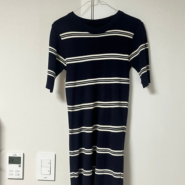 반팔 니트 원피스