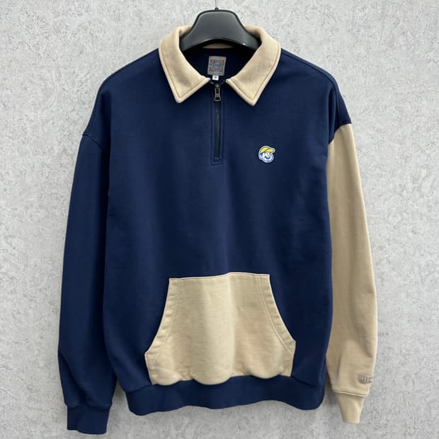 95 이벳필드 남자 루즈핏 카라 맨투맨