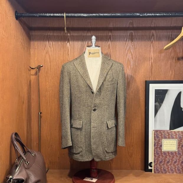 페레가모 트위드 자켓