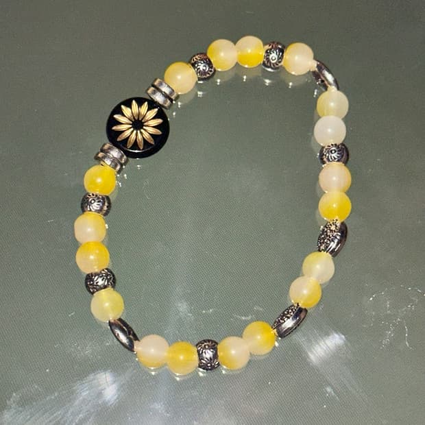 국화/handmade bracelet