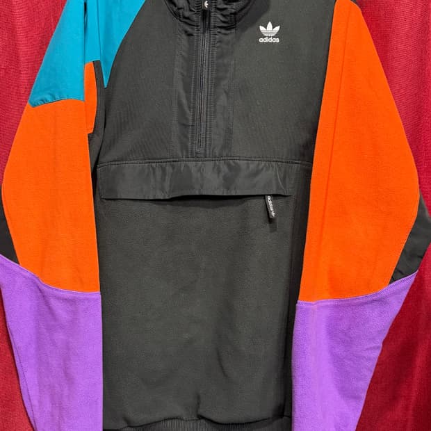 아디다스 카멜레온 반집업 플리스 3XL