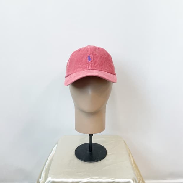 폴로랄프로렌 코듀로이 캡모자 F