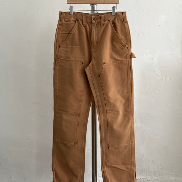 Carhartt 칼하트 베이지 더블니 팬츠