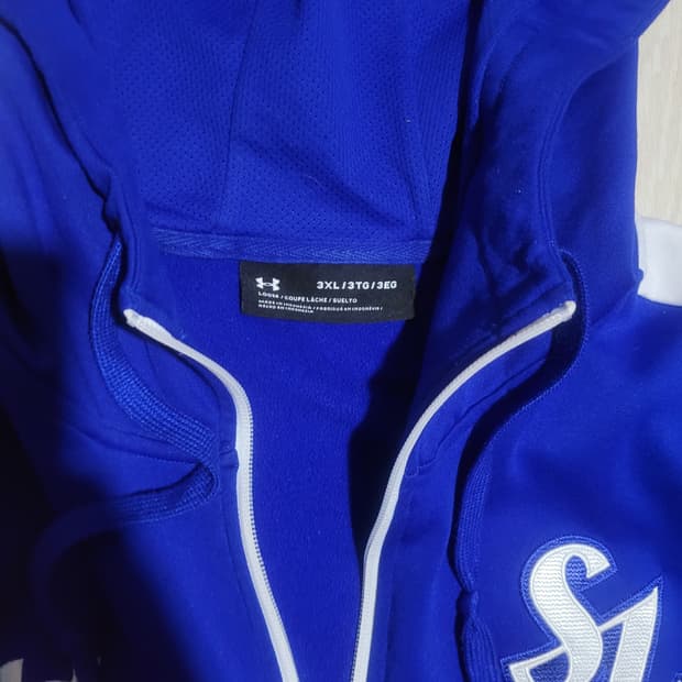 삼성라이온즈 언더아머 후드티 (3xl)