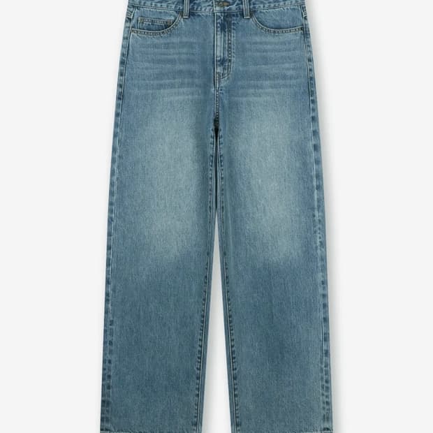 (32) 비슬로우X패션약국 셀비지 와이드진