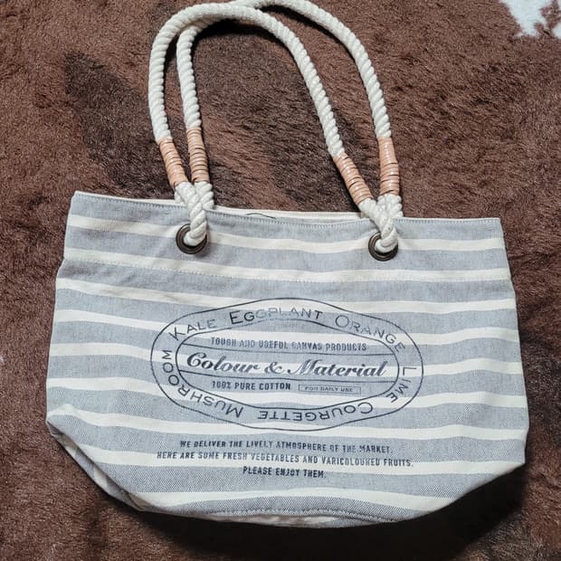 일본 빈티지 패브릭 토트백(Afternoon Tea) (40*27)