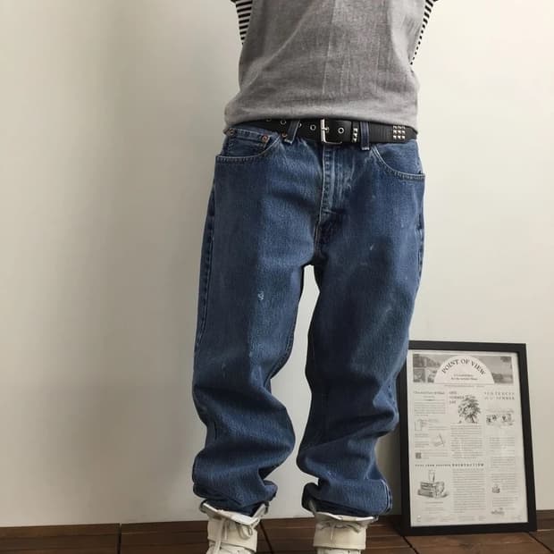 Levi’s 550 Paint Washed Denim Pants