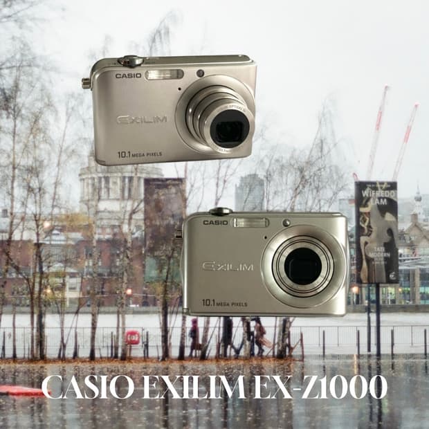 풀박스 ! 카시오 엑슬림 EX-Z1000 빈티지디카 디지털카메라