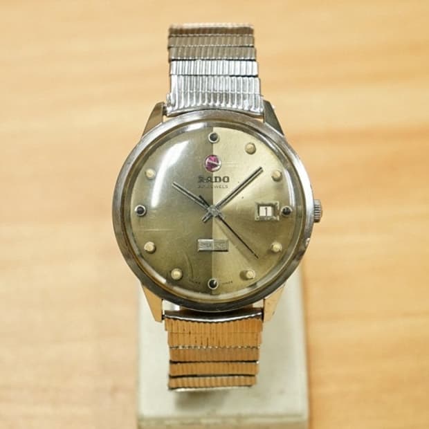 60s 라도 스타 라이너 "half moon" 오토매틱 시계