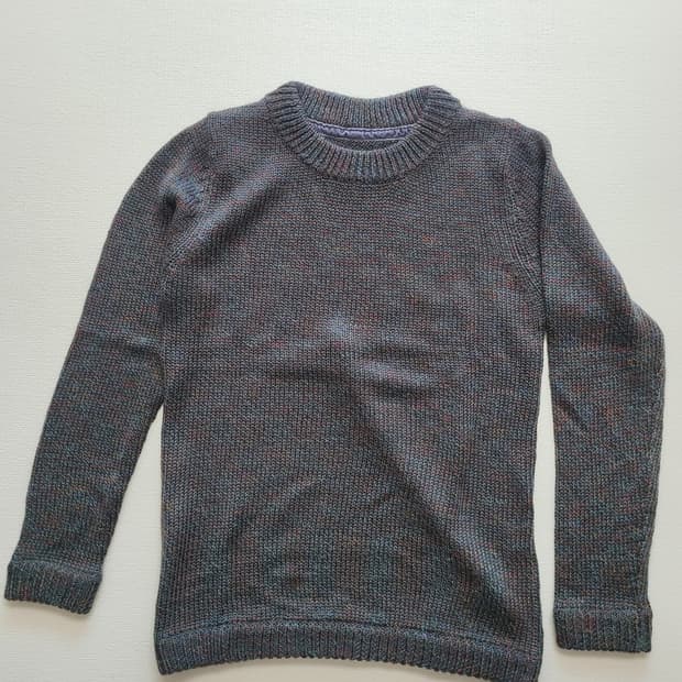 몰리 Mouli 남자 라운드넥 울 니트 100 카키