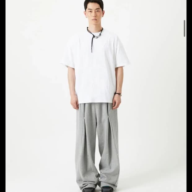 퓨처랩 버튼 스웻 팬츠