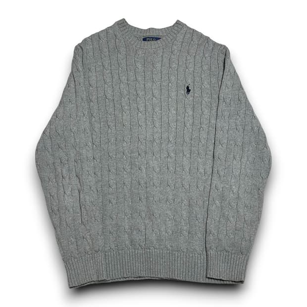 Polo Ralph Lauren 그레이 케이블 니트