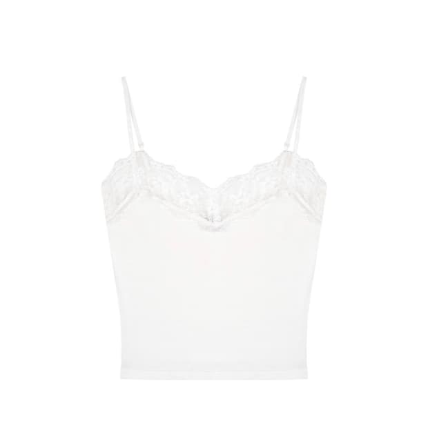 클리시어 크림도넛 슬리브리스 화이트