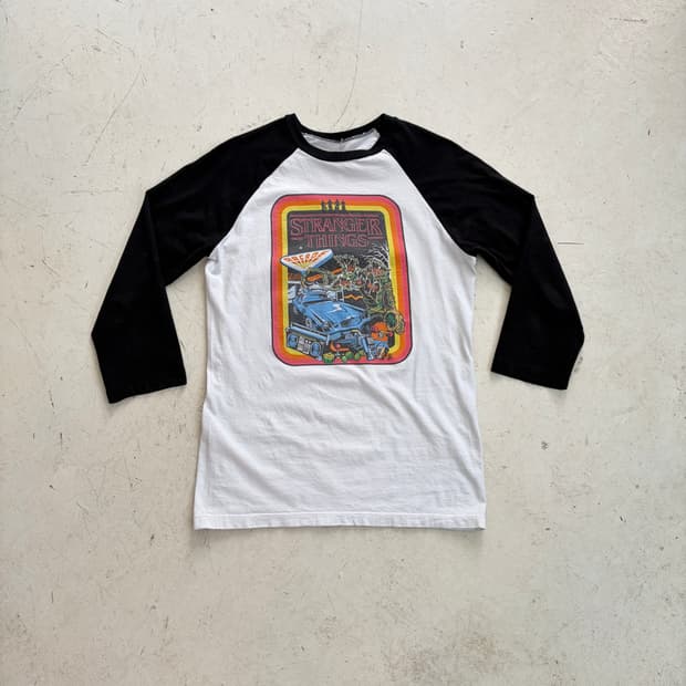 기묘한이야기 오피셜 빈티지 나그랑 티셔츠 S