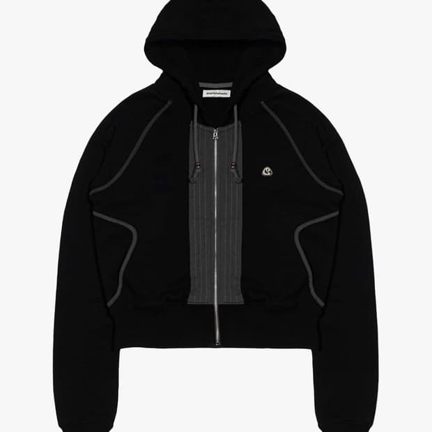 코이세이오 스마트어반유즈풀 퍼커링 후드집업 블랙