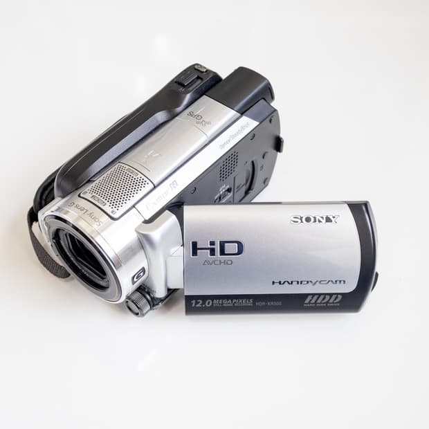 Sony HDR XR500V / 빈티지 디지털 캠코더 