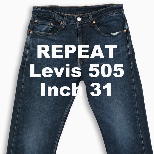 빈티지 리바이스 505 진청 31 인치 LV5053227