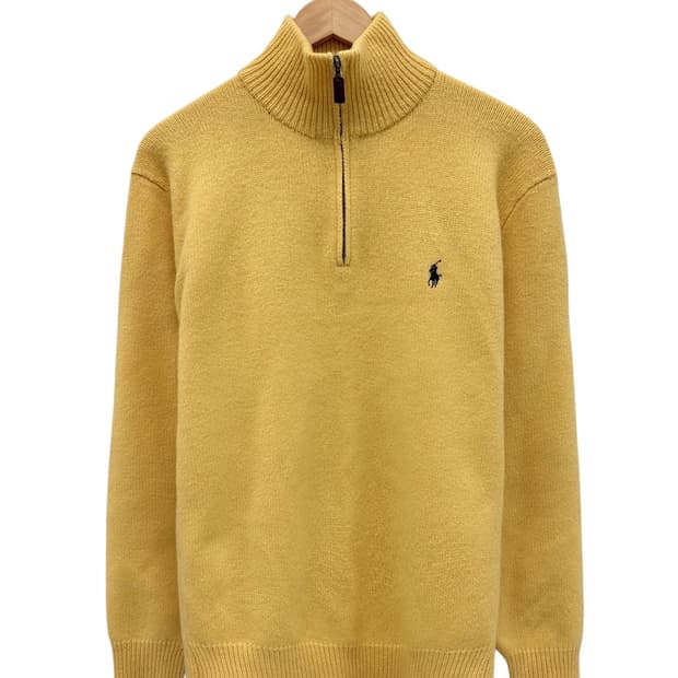 폴로 하프집업니트 옐로우 (XL) 