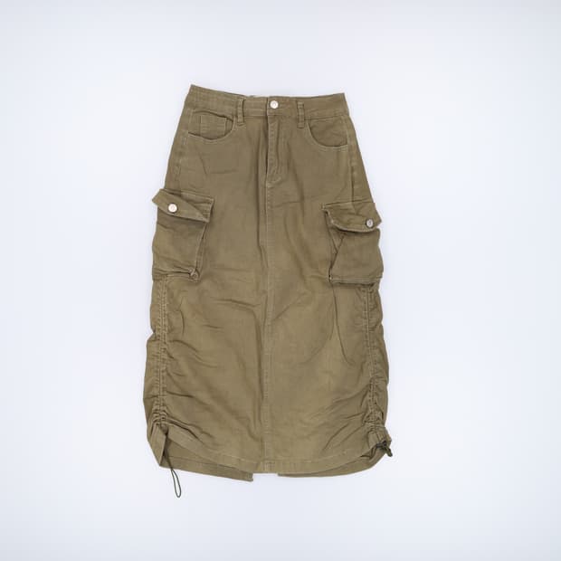 [S] 아더316 여성 포켓 스트링 카고 스커트 치마 1211H2