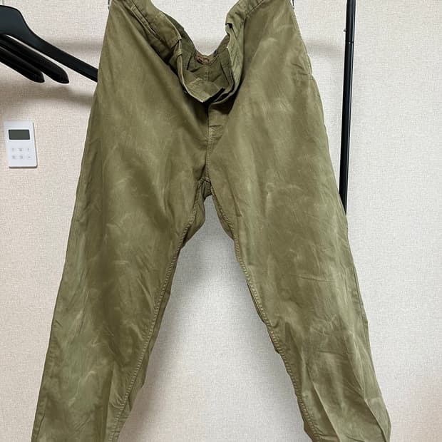 나이젤카본 올리브 팬츠