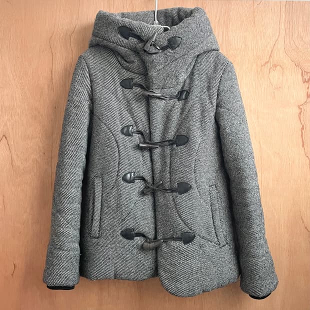 요지야마모토 리미푸 더플 패딩 숏코트