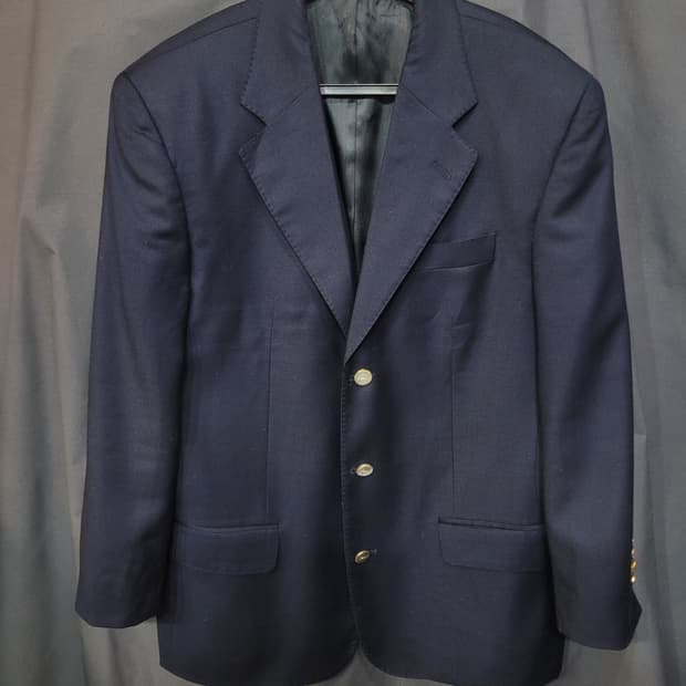 입생로랑 빈티지 금장버튼 YSL 각인 블레이저 자켓 