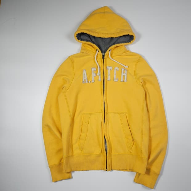 아베크롬비 노랑 후드집업 
