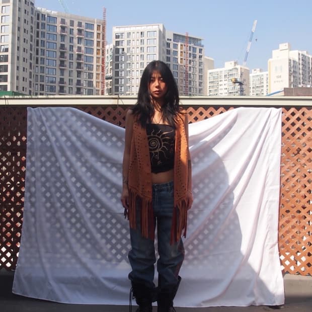 빈티지 히피 데님 팬츠