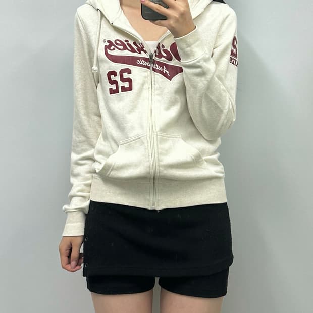 디키즈 y2k 와투케 오트밀 후드집업