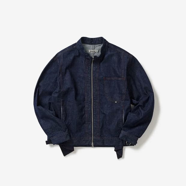 Nep Denim Zip-Up Jacket / Indigo 카락터 자켓
