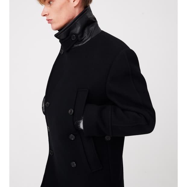 문선 피코트 블랙m색상 판매합니다