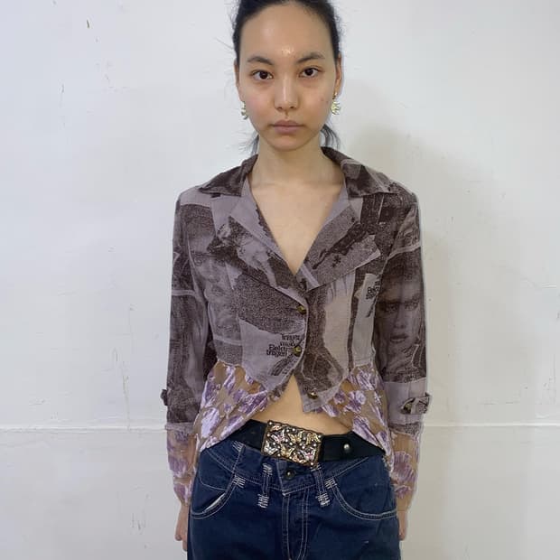 Bandona uk Photo Collage Jacket