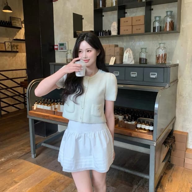 minete blossom skirt 미네트 블로썸 스커트 s