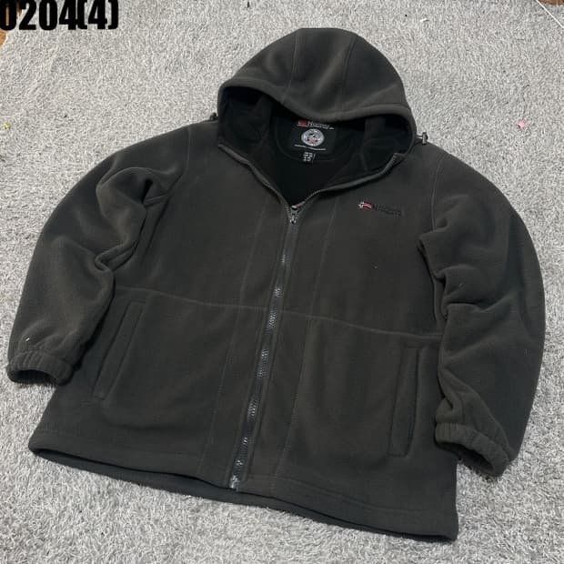 [2XL] 노르웨이 아웃도어 플리스 후드 집업 자켓 0204(4)
