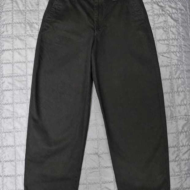 [79]유니클로U 와이드핏치노팬츠 블랙