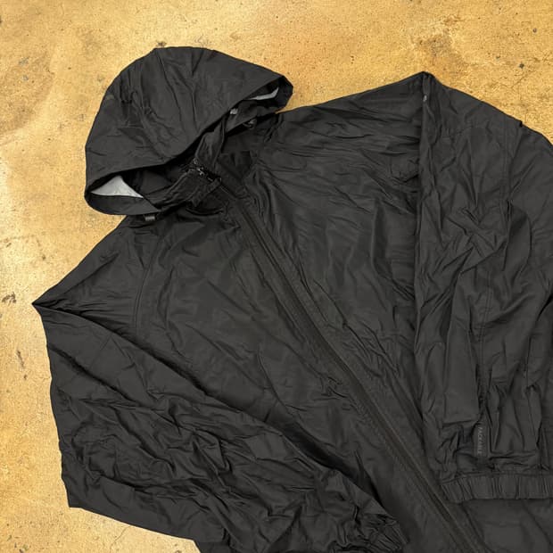 [정품/L] 컬럼비아 우먼스 블랙 후드 바람막이 b10