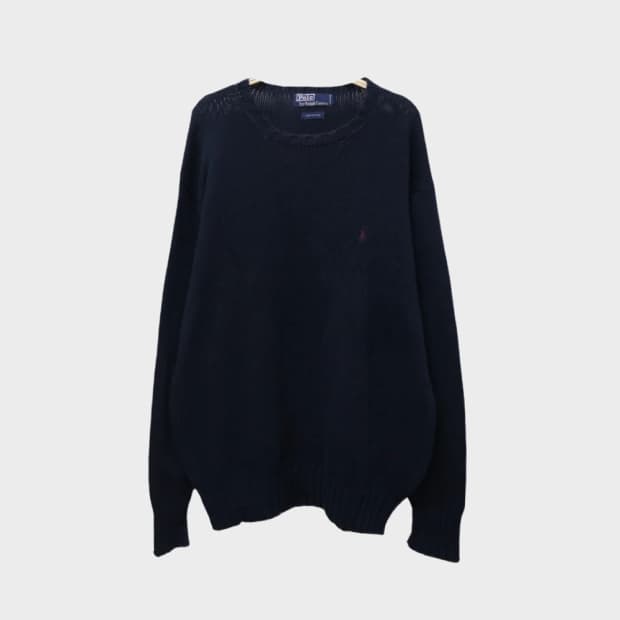 폴로랄프로렌 네이비 레드포니 니트 61268
