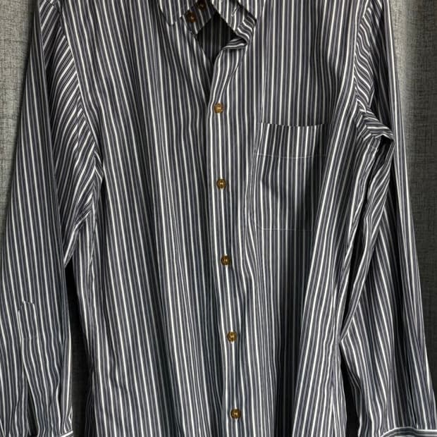 Free) 비비안웨스트우드 90s 프릴 스트라이프셔츠