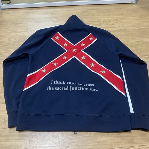 95]EDGE 엣지 루퍼트 재팬 남부연합기 패치워크 져지 트랙탑