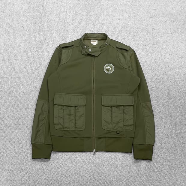 디젤 Diesel 00s 폴리 밀리터리 자켓 카키