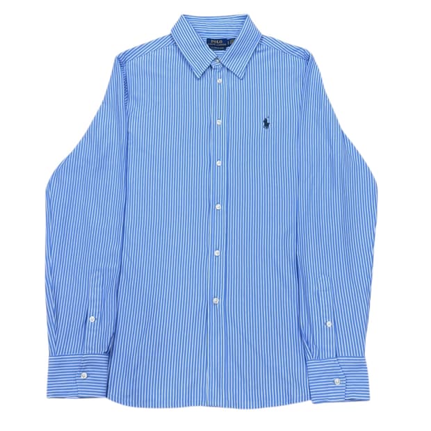 폴로랄프로렌 QR 스트라이프 니트 셔츠 남방 L