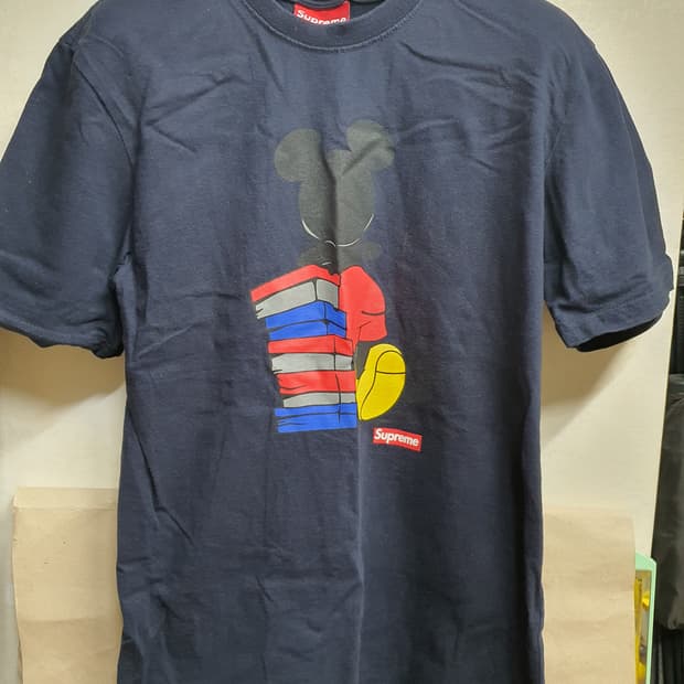 슈프림 미키마우스 반팔 티셔츠 